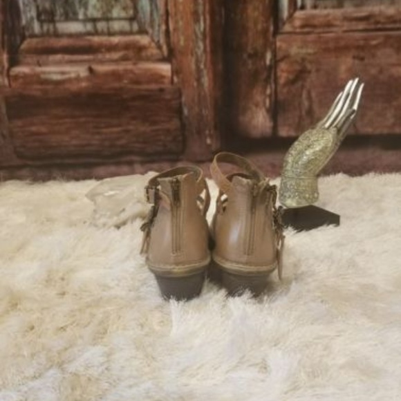 OTBT Sandals Biker Mary Jane wedge Sz 6.5 $179 - Picture 4 of 8